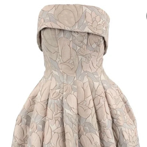 Badgley Mischka Dresses Badgley Mischka Jacquard Strapless - Main Image